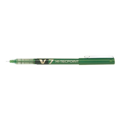 4902505040245-Pilot Hi-Tecpoint V7 - Pack de 12 rollers - 0,7 mm - vert-Avant-0