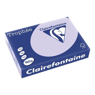 3329680104301-Clairefontaine Trophée - Papier couleur - A4 (210 x 297 mm) - 160 g/m² - Ramette de 250 f-Angle gauche-0