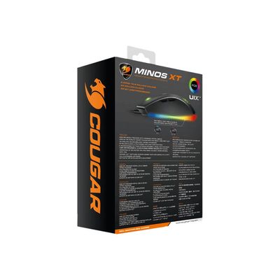 4715302442095-Cougar Minos XT - souris gaming filaire - noir-Arrière-14