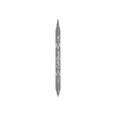 4014421191052-Online Calli.Brush Grey Edition - 5 Stylos pinceaux à double embout - couleurs grises assorties-Avant-7