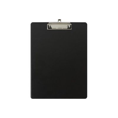 3130632192914-Exacompta - Lot de 10 porte blocs avec pochette - A4 - noir-Avant-0