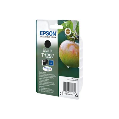 8715946465470-Epson T1291 Pomme - noir - cartouche d'encre originale-Angle droit-1