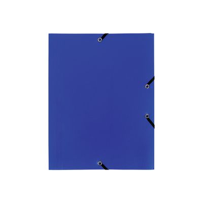 3130630559023-Exacompta - Chemise polypro à rabats - A4 - pour 150 feuilles - bleu opaque-Avant-0
