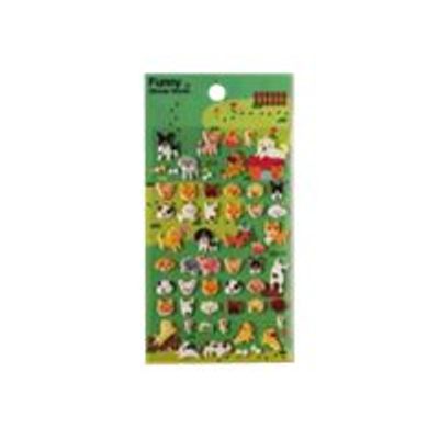 3108726098732-Oberthur Funny Sticker World - Stickers - chiot-Avant-0