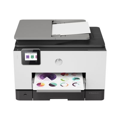 193424191895-HP Officejet Pro 9023 All-in-One - imprimante multifonction jet d'encre couleur A4 - USB 2.0, LAN, -Avant-1