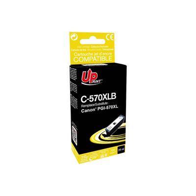 3584770896829-Cartouche compatible Canon PGI-570XL - noir photo - Uprint-Angle gauche-0