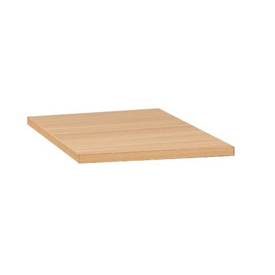 0400794088589-Caisson bout de bureau SUNDAY blanc + top L42 cm imitation Chêne - P 60 cm - 3 tiroirs--1