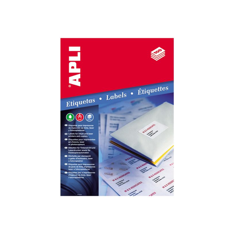 8410782012870-APLI PAPER - Auto-adhésif - blanc - 105 x 35 mm 1600 étiquette(s) (100 feuille(s) x 16) étiq-P_4081_1-0