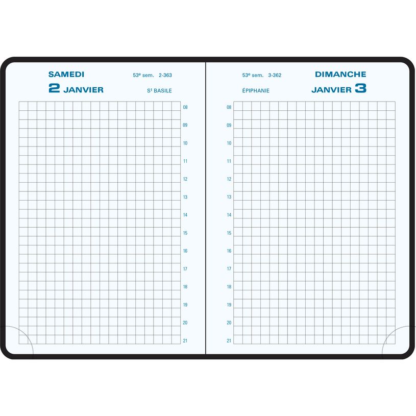 3660942004756-Agenda de poche à élastique - 1 jour par page quadrillé - 8,5 x 13 cm - disponible dans différ-P_13416_4-3