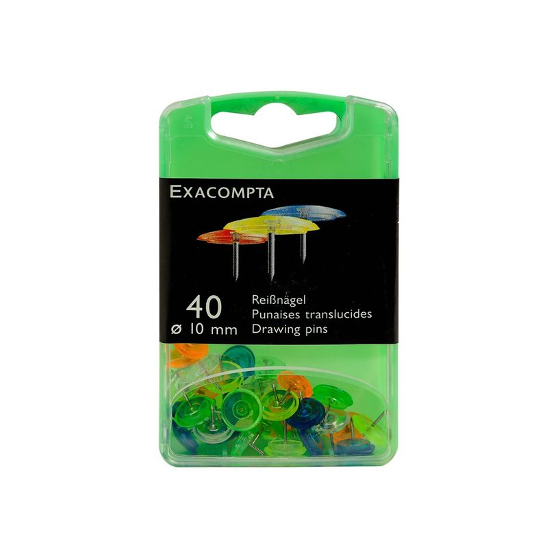 3364220140456-Exacompta - 40 Punaises - 7 mm - couleurs translucides assorties-P_14045_2-1