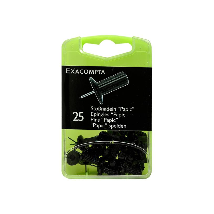 3364220149015-Exacompta - 25 Épingles papic - 10 mm - noir-P_14901_1-0