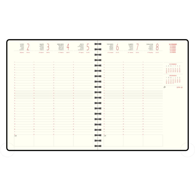 3660942002226-Agenda spiralé Barbara Eurotime 22S - 1 semaine sur 2 pages - 18,5 x 22,5 cm - disponible dans différ-P_22422_4-3