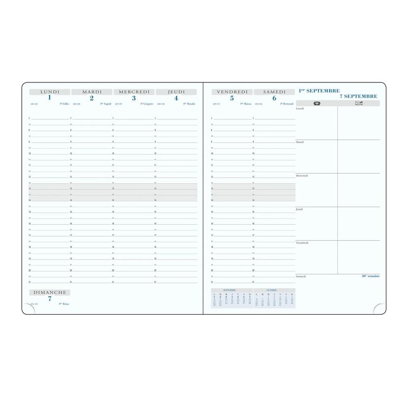 3660942000376-Agenda Winner - 1 semaine sur 2 pages - 21 x 27 cm - disponible dans différentes couleurs - E-P_27446_5-4