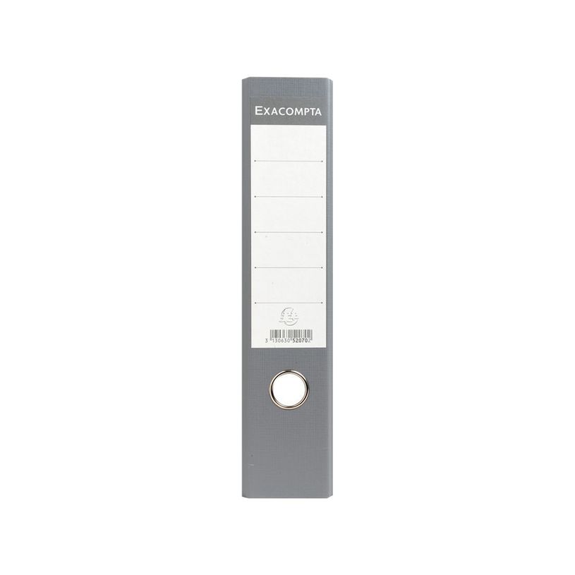 3130630520702-Exacompta - Classeur à levier - Dos 70 mm - A4 - pour 550 feuilles - gris marbré avec dos gr-P_52070_3-2