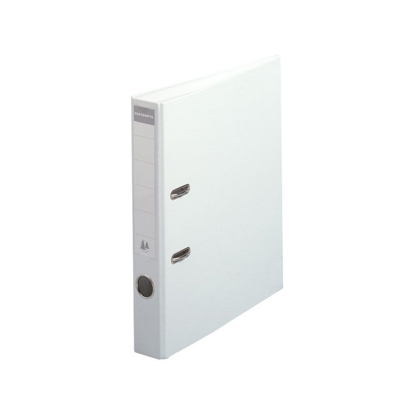 3130630535485-Exacompta - Classeur à levier - Dos 50 mm - A4 - pour 400 feuilles - blanc-P_53548_1-0