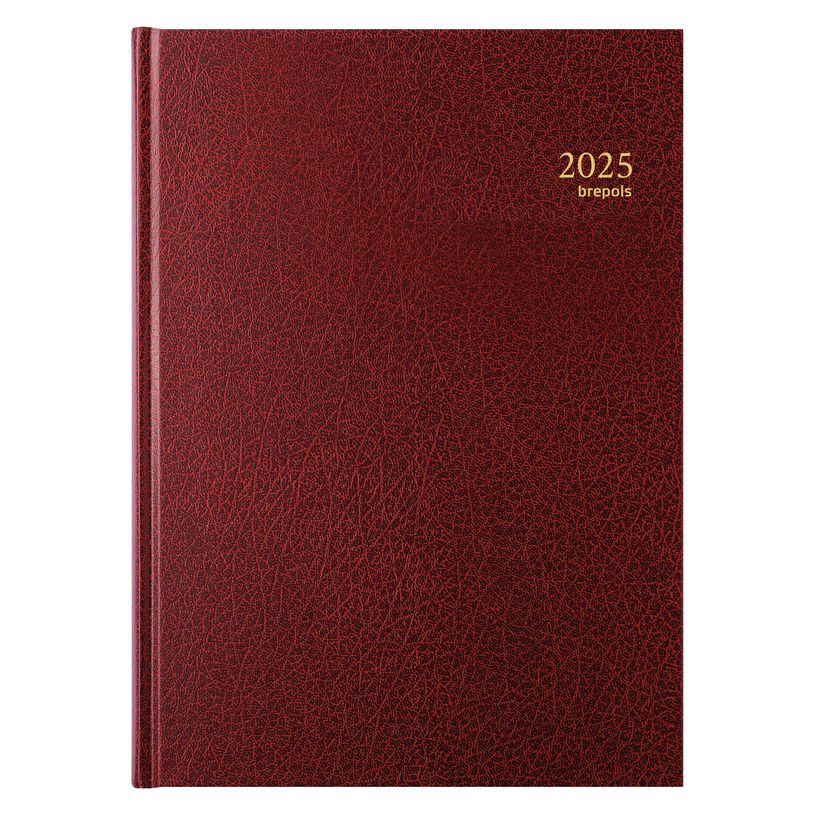 5412303100304-Agenda Santex Bremax - 1 jour par page - 21 x 29 cm - bordeaux - Brepols-P_70019_1-0