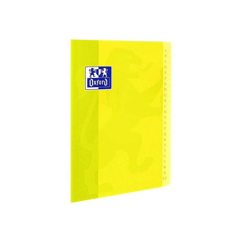 3020120814841-Oxford - Répertoire 17 x 22 cm - 120 pages - petits carreaux (5x5 mm) - disponible dans diff