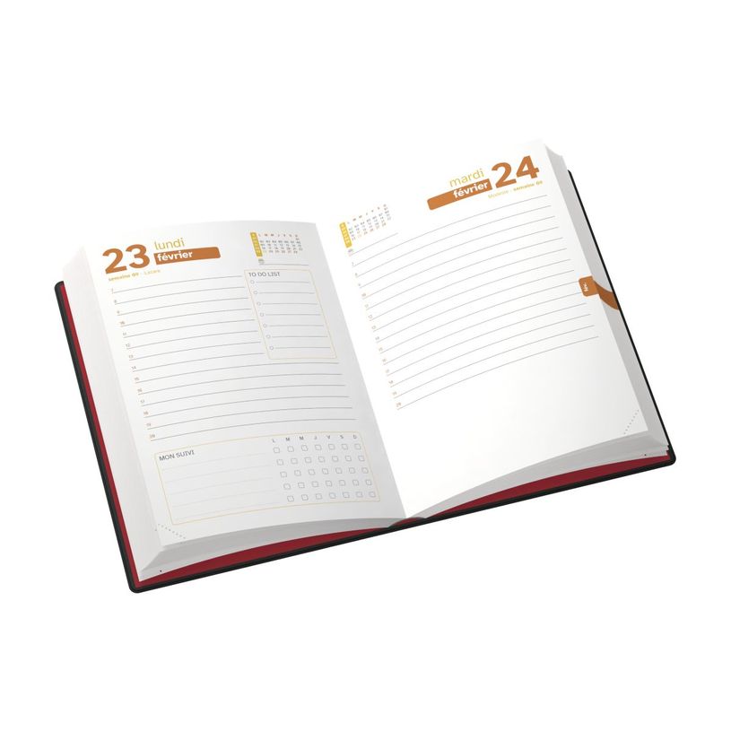 3147281939005-Agenda L'Étudiant Original - 1 jour par page - 15 x 20 cm - noir - Hamelin-P_93900_3-1