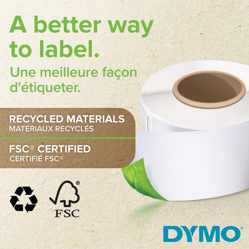 5411313990127-Dymo LabelWriter  - Ruban d'étiquettes auto-adhésives - 2 rouleaux de 260 étiquettes (36 x 89 mm) - -P_99012_8-2