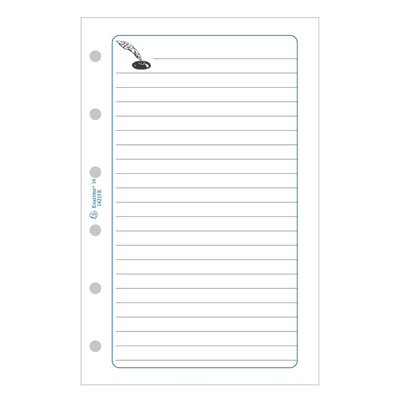 3130630142157-Exacompta Exatime 14 - Recharge pour organiseur - notes - 8,1 x 12,6 cm--0