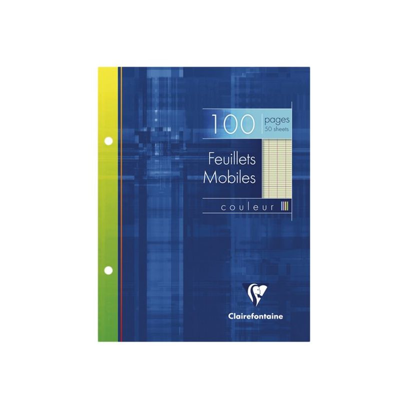 3329680134506-Clairefontaine - feuilles simples 17x22 cm - 100 pages - grands carreaux (Seyes) - perforées-P_201345_1-0