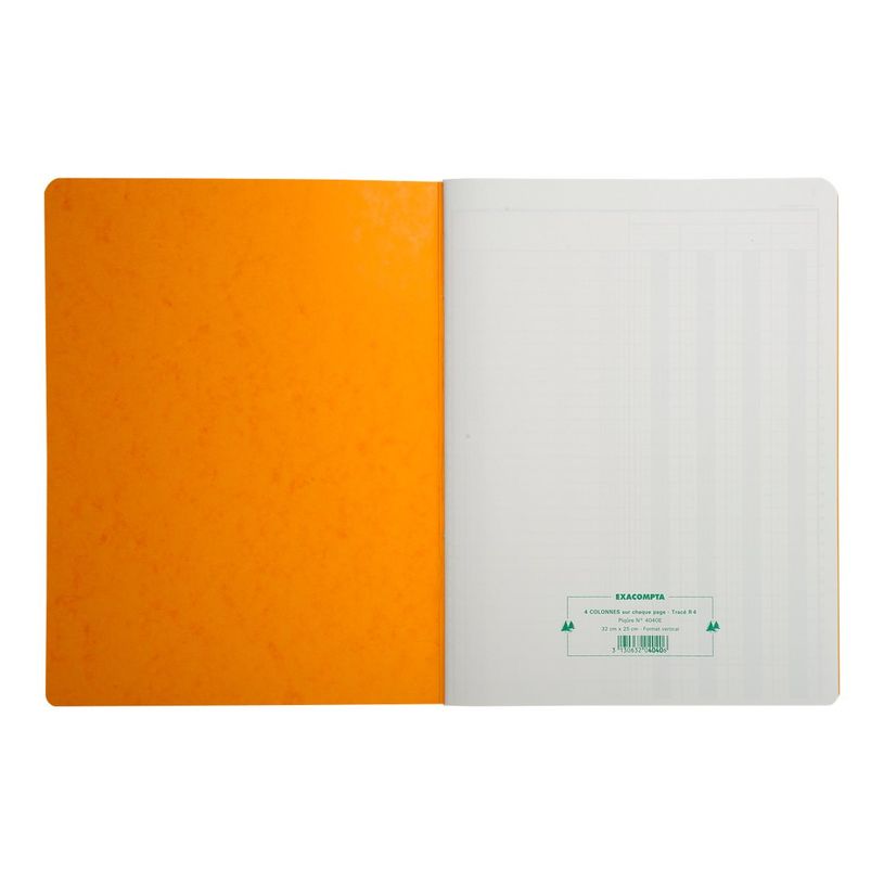 3130632040406-Exacompta - Piqûre comptable - 4 colonnes par page - 32 x 25 cm - 80 pages-P_284040_5-4