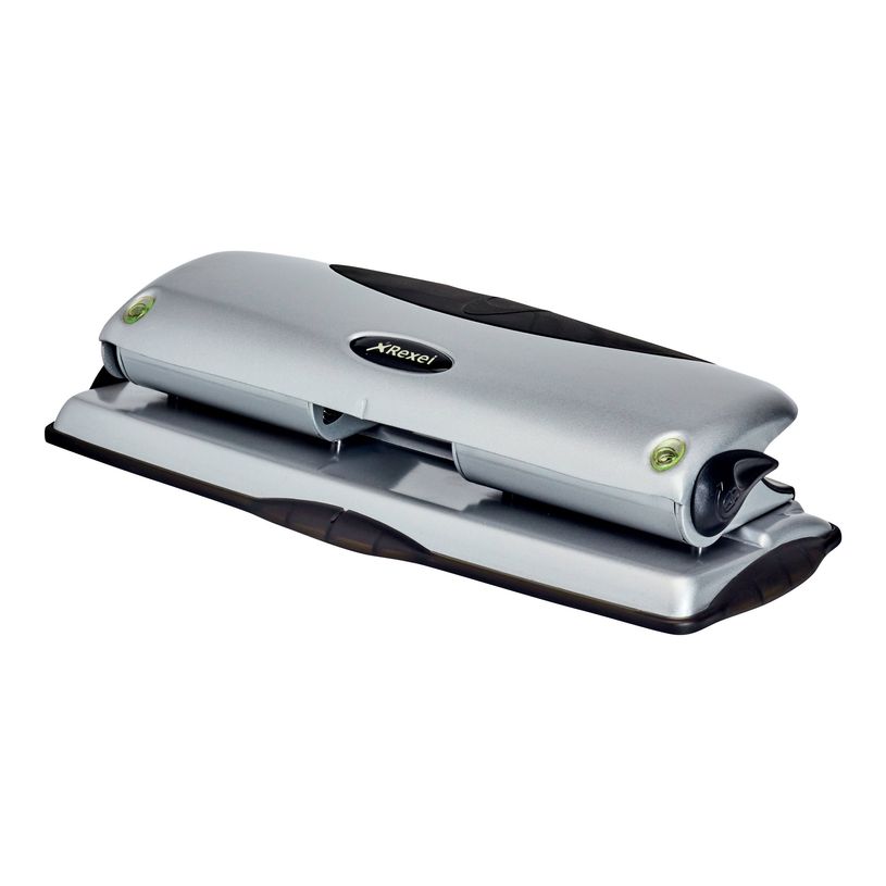 5028252116404-Rexel Precision P425 - perforateur - 25 feuilles - 4 trous - métal - noir / argent-P_300016167_3-1