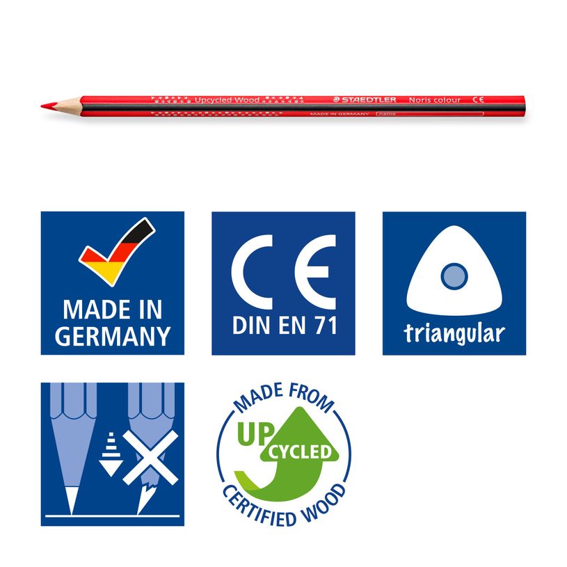 4007817037218-STAEDTLER Noris Design Journey - 12 Crayons de couleur - couleurs brillantes assorties-P_300029118_5-4