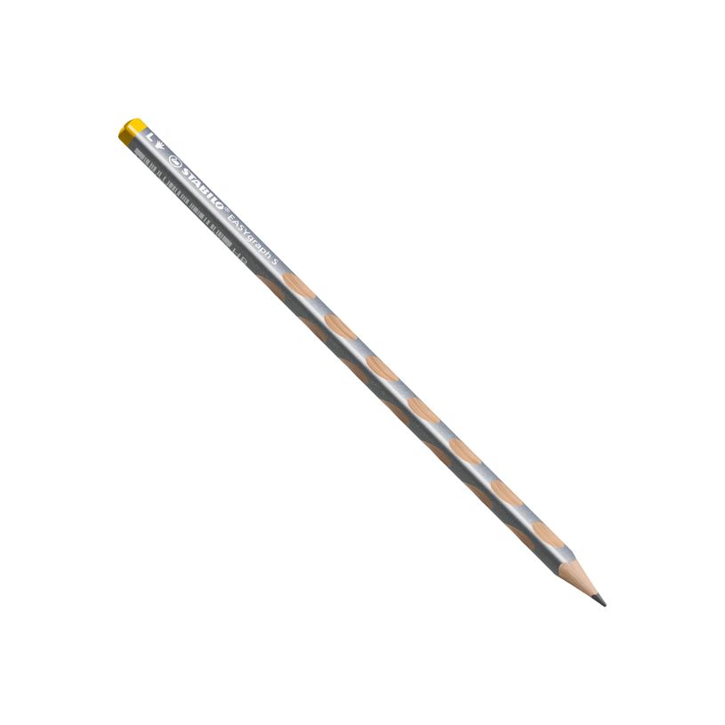 4006381566209-STABILO EASYgraph S - Metallic Edition - crayon pour gaucher - HB - gris graphite - argent-P_300034734_1-0