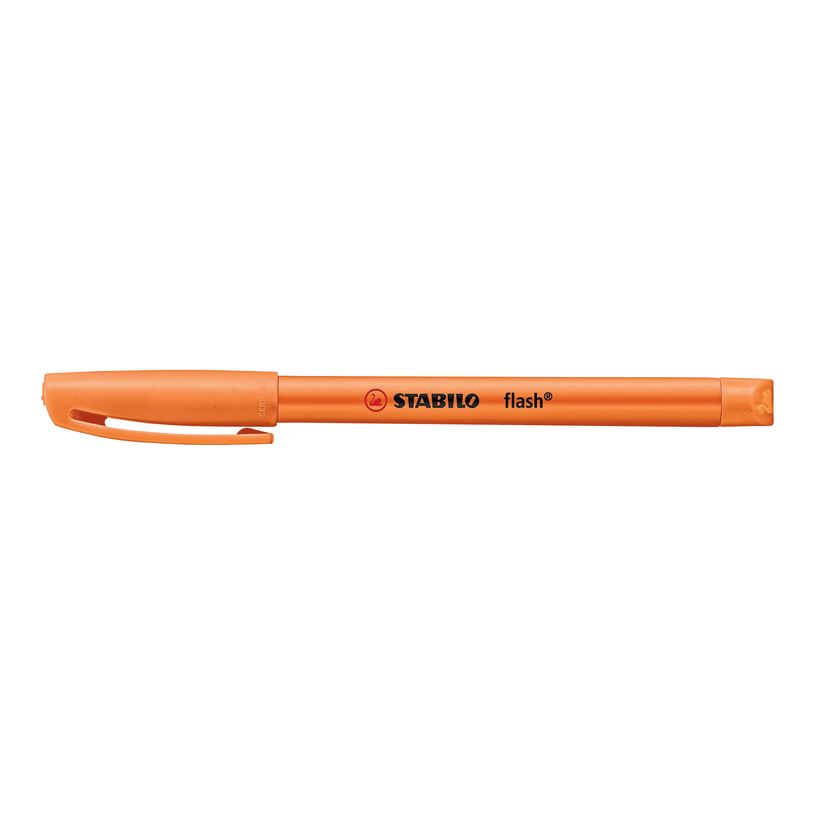 4006381131346-STABILO flash - Surligneur - pour papier fax - orange fluorescent - encre à l'eau - 1-3.5-P_300042867_1-0