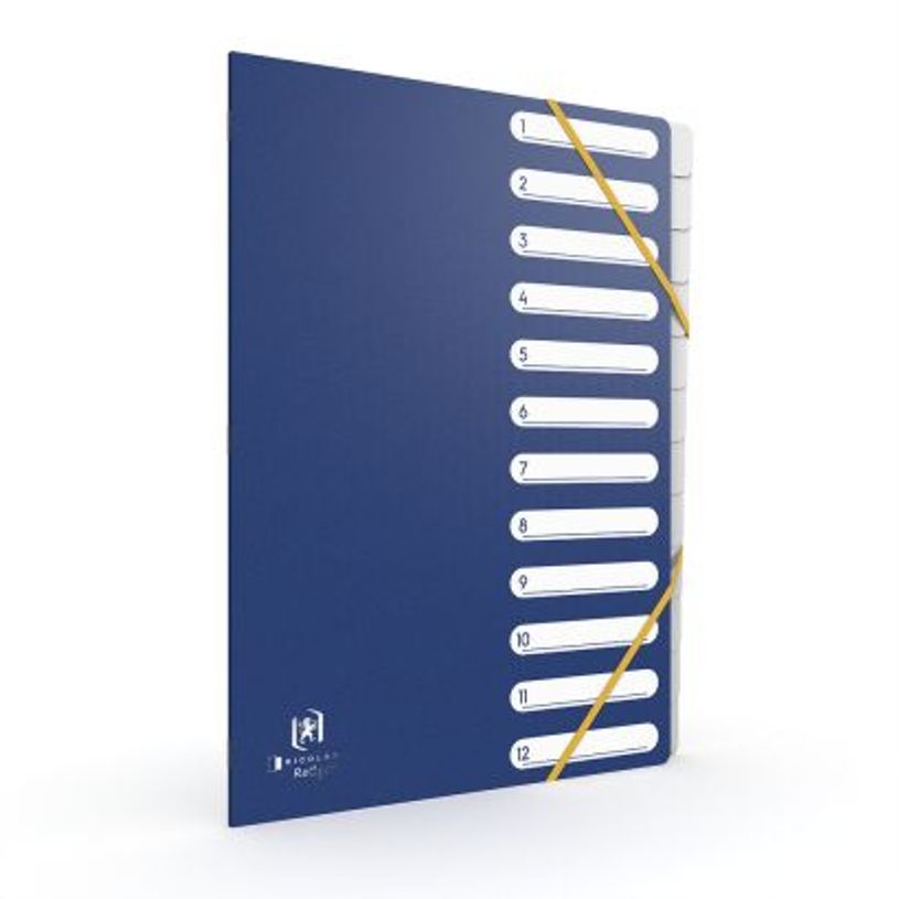 3169208083127-Oxford Bicolor Recyc+ - Trieur carte 12 positions - A4 - disponible dans différentes coul-P_300043430_3-2