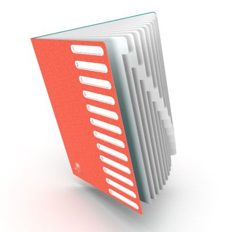 3169208083127-Oxford Bicolor Recyc+ - Trieur carte 12 positions - A4 - disponible dans différentes coul-P_300043430_7-6