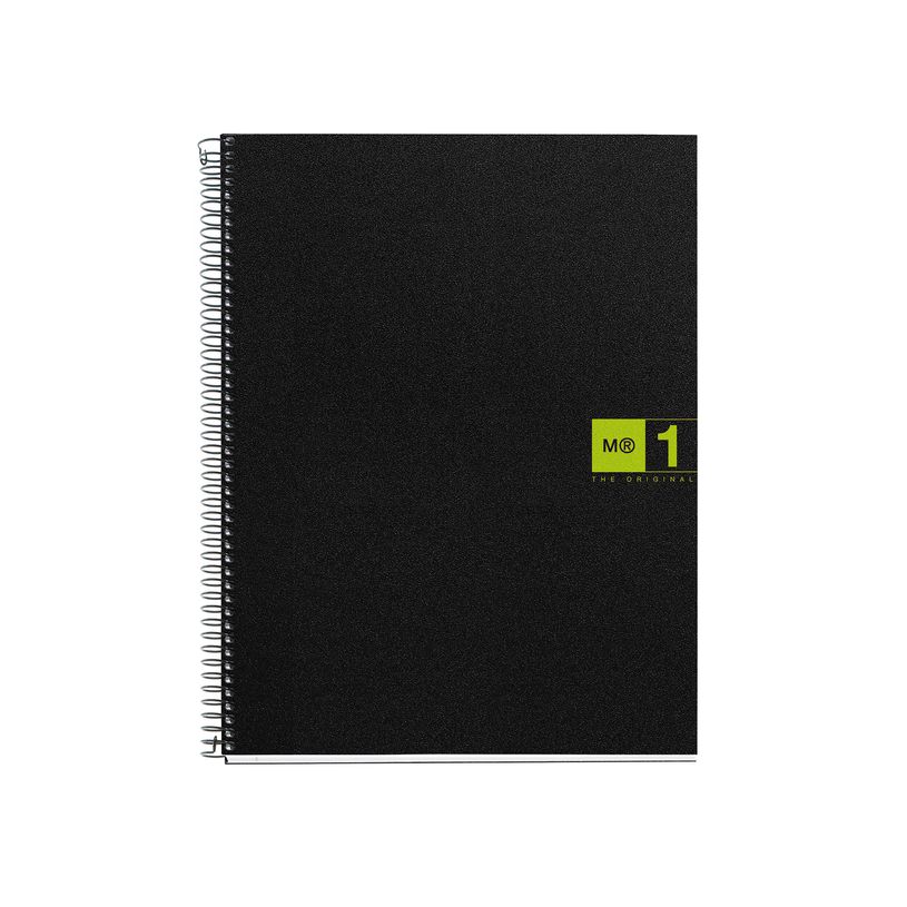 8422593026540-THE ORIGINAL NOTEBOOK, couverture souple, A5, quadrillage 5x5 mm, 80 feuilles de 1 couleur, Miquelrius,--0