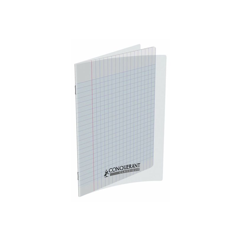 3020120014630-Conquérant Classique - Cahier polypro 17 x 22 cm - 48 pages - grands carreaux (Seyes) - t-P_300048883_1-0