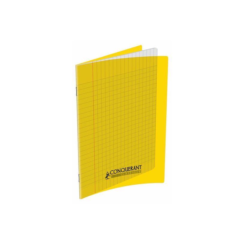 3020120004921-Conquérant Classique - Cahier polypro 17 x 22 cm - 48 pages - grands carreaux (Seyes) - j-P_300048885_1-0