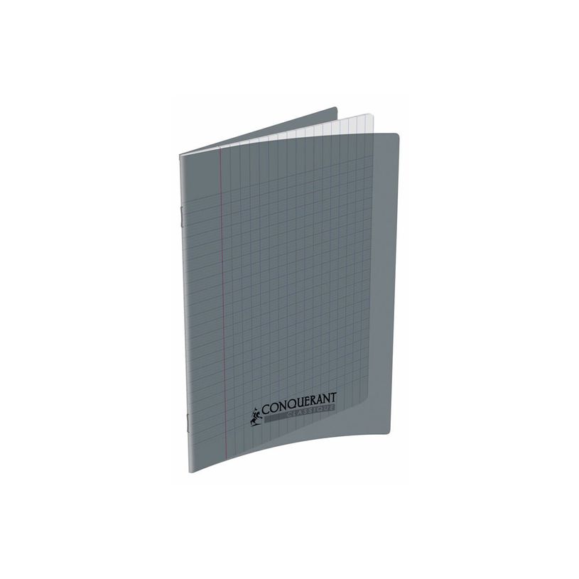3020120031859-Conquérant Classique - Cahier polypro 17 x 22 cm - 48 pages - grands carreaux (Seyes) - g-P_300048888_1-0