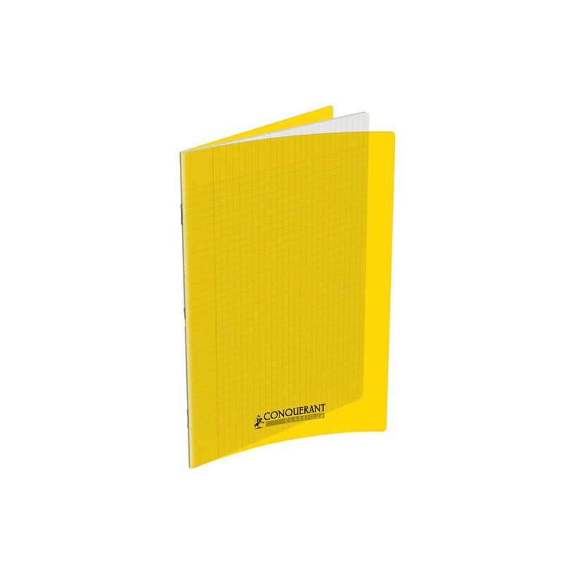 3020120106069-Conquérant Classique - Cahier polypro 24 x 32 cm - 140 pages - grands carreaux (Seyes) - -P_300048900_1-0