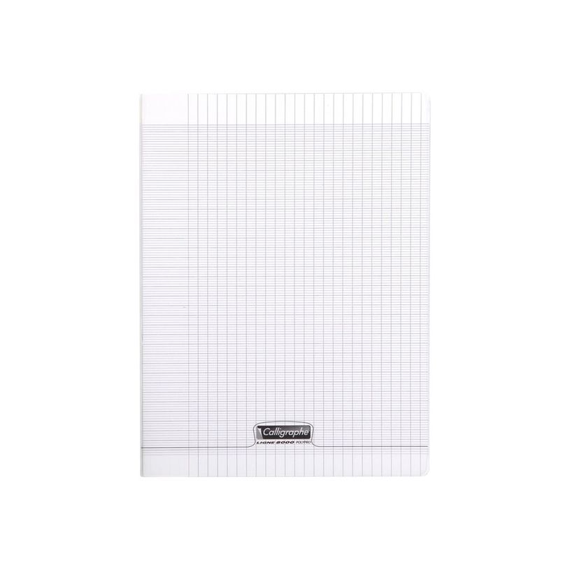 3210330182995-Calligraphe 8000 - Cahier polypro 24 x 32 cm - 140 pages - grands carreaux (seyès) - tran-P_300051813_1-0