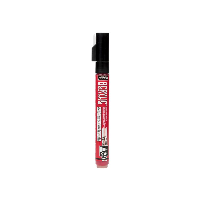3167862056082-Pebeo Acrylic - Marqueur acrylique - 0,7 mm - rouge-P_300053516_1-0