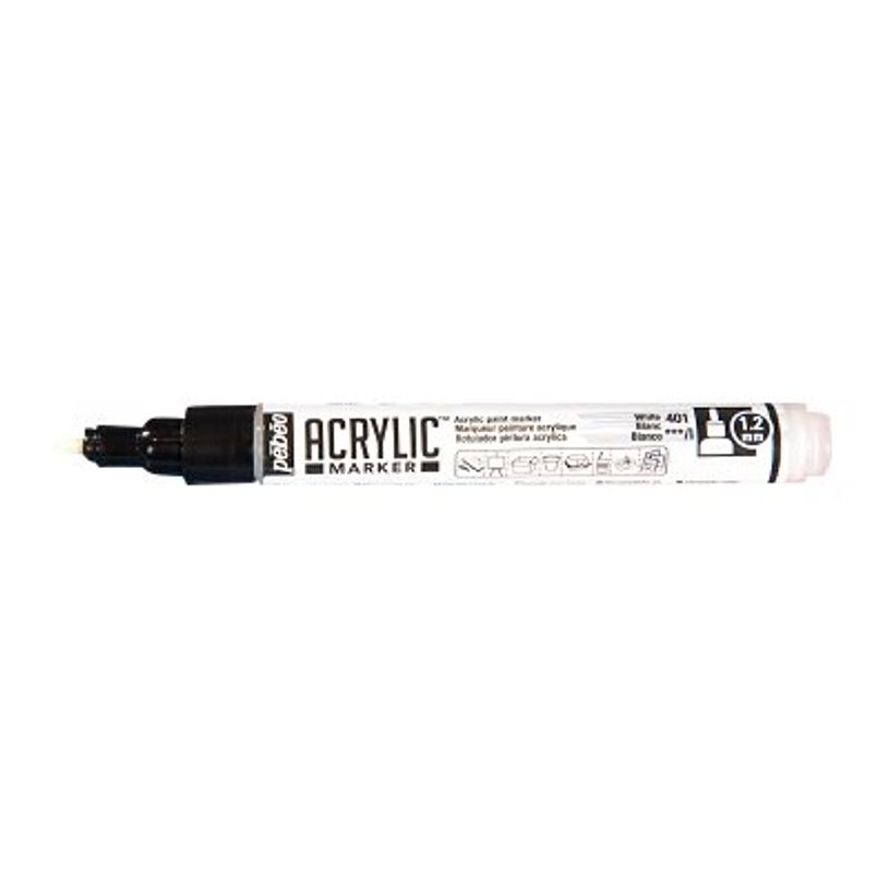 3167862057171-Pebeo Acrylic - Marqueur - cyan - encre acrylique à base d'eau - 1.2 mm - pointe fine-P_300053520_1-0