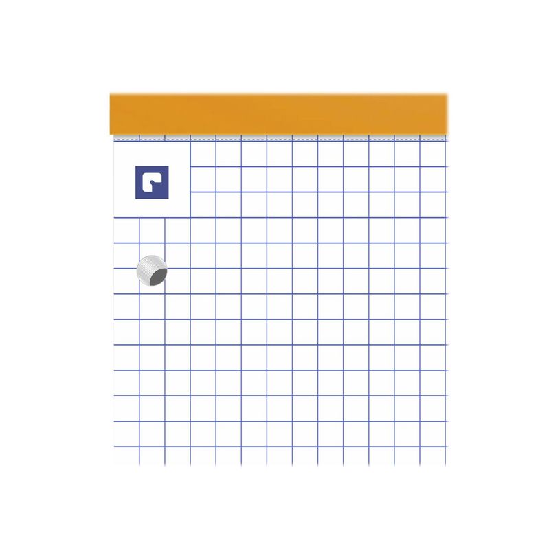3020121062838-Oxford - Bloc notes - A4 + - 160 pages - petits carreaux - 80G - perforé - orange-P_301211_1-5