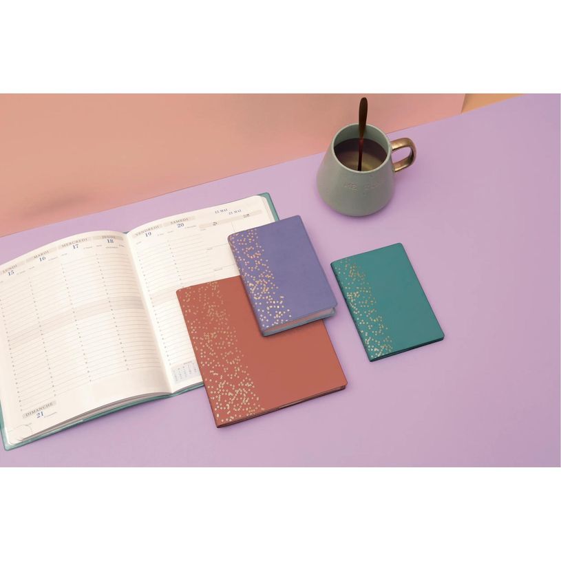 3660942069496-Agenda Amélie Eurotime 24 - 1 semaine sur 2 pages - 16 x 24 cm - disponible dans différentes couleurs--4
