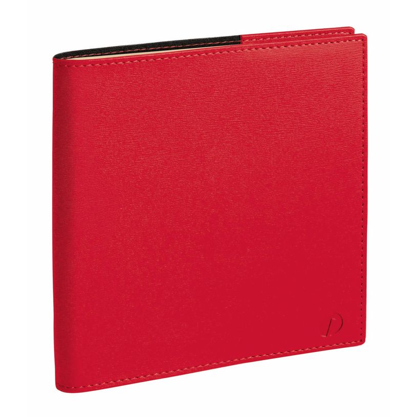 3371010445769-Agenda à spirale Soho Note 16S - 1 semaine sur 2 pages - 16 x 16 cm - rouge - Quo Vadis--0