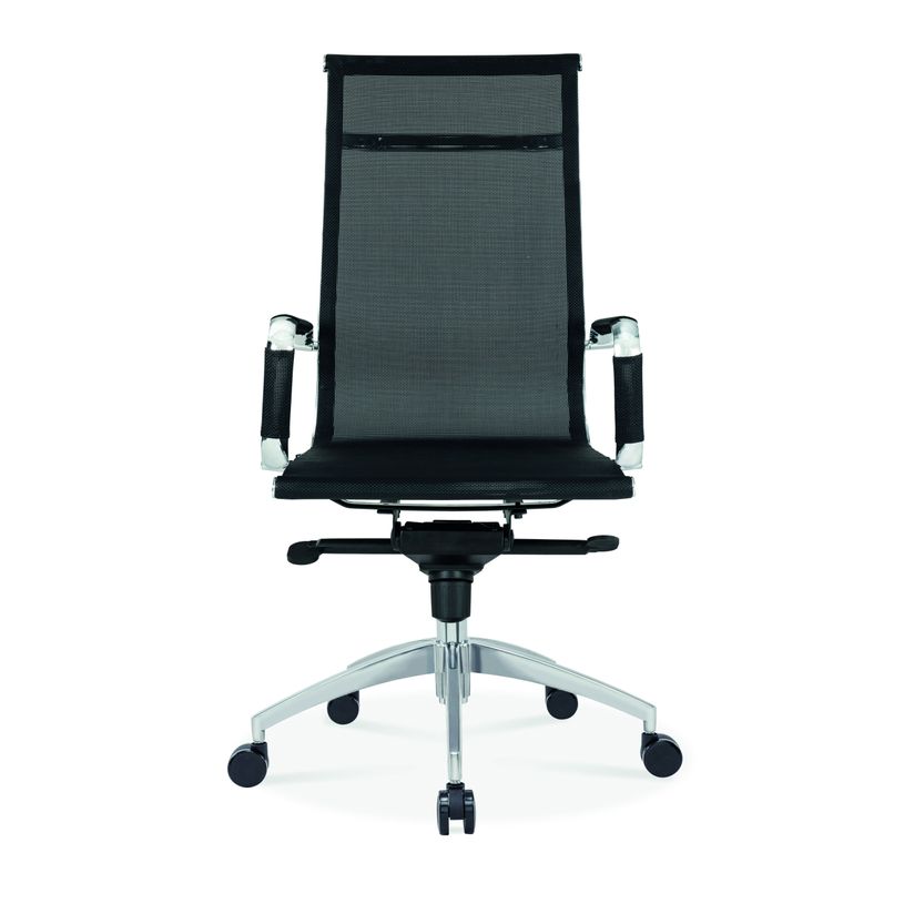 3700339883769-Fauteuil de bureau BRETT - accoudoirs fixes - dossier haut - noir-P_400000334_3-2