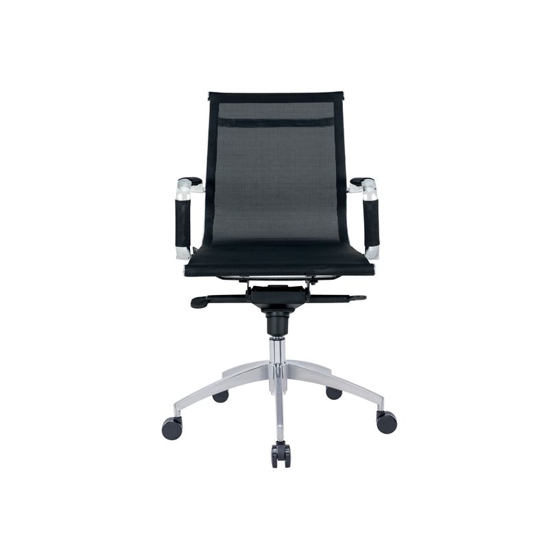 3700339883776-Fauteuil de bureau DANNY - accoudoirs fixes - dossier bas - noir-P_400000335_2-1