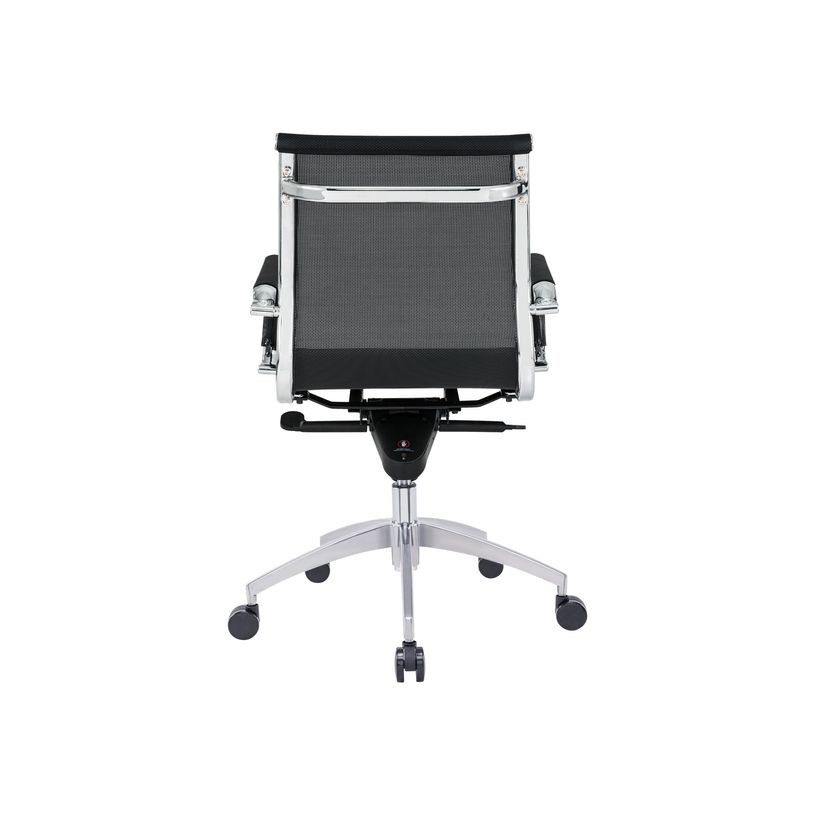 3700339883776-Fauteuil de bureau DANNY - accoudoirs fixes - dossier bas - noir-P_400000335_4-3
