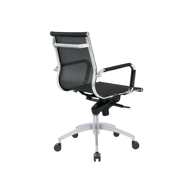 3700339883776-Fauteuil de bureau DANNY - accoudoirs fixes - dossier bas - noir-P_400000335_5-4