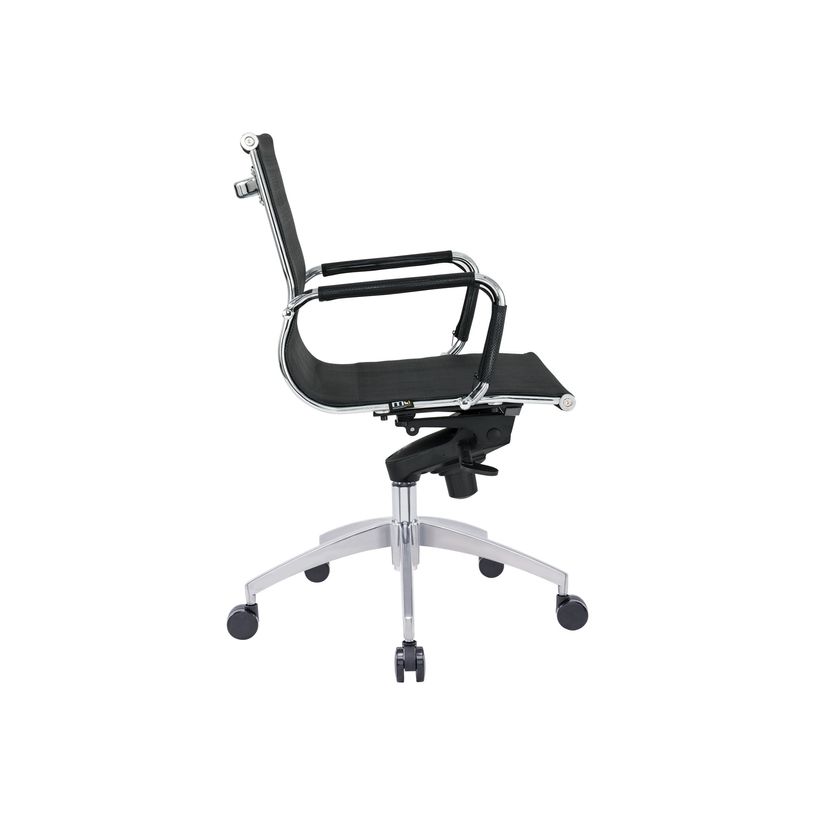 3700339883776-Fauteuil de bureau DANNY - accoudoirs fixes - dossier bas - noir-P_400000335_6-5