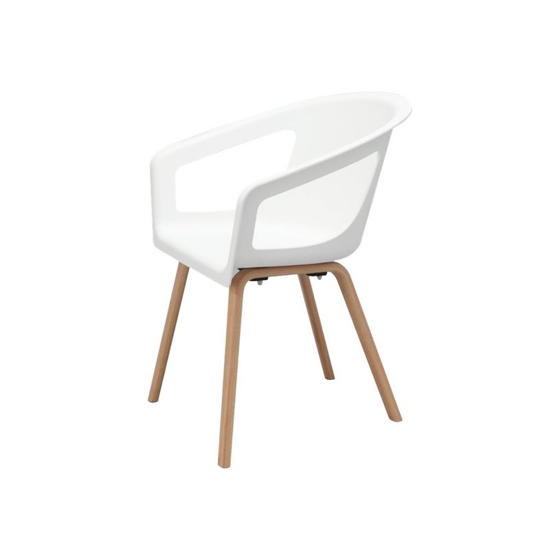 3700339883196-Chaise ONENNA - pieds bois - accoudoirs intégrés - coque blanche-P_400000343_2-1