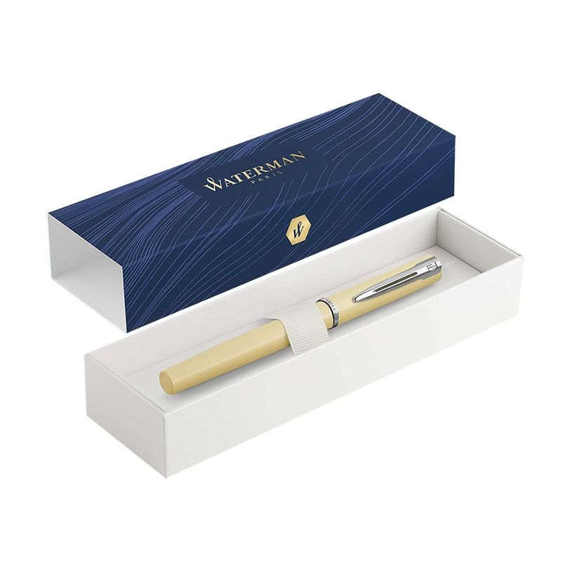 3026981053085-Waterman Allure - Stylo plume - jaune pastel - pointe fine-P_400000606_3-2